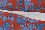 Tropical palms brown blue pattern, a Pattern Graphic by Nocito Design (Thumbnail 5 of 6)