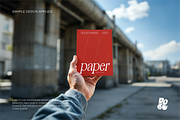 Hand and Paper Mockup Set, a Books & Magazine Mockup by DOBE Studio (Thumbnail 3 of 10)