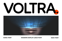 Voltra – A Modern Display Logo Font