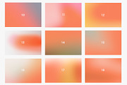30 Electric Tangerine Gradients, a Texture Graphic by Olha Kozachenko (Thumbnail 3 of 9)