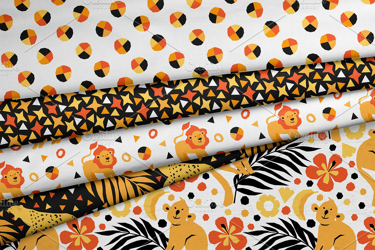 Safari. Kids Pattern Collection, a Pattern Graphic by MarynArts (Photo 7 of 13)