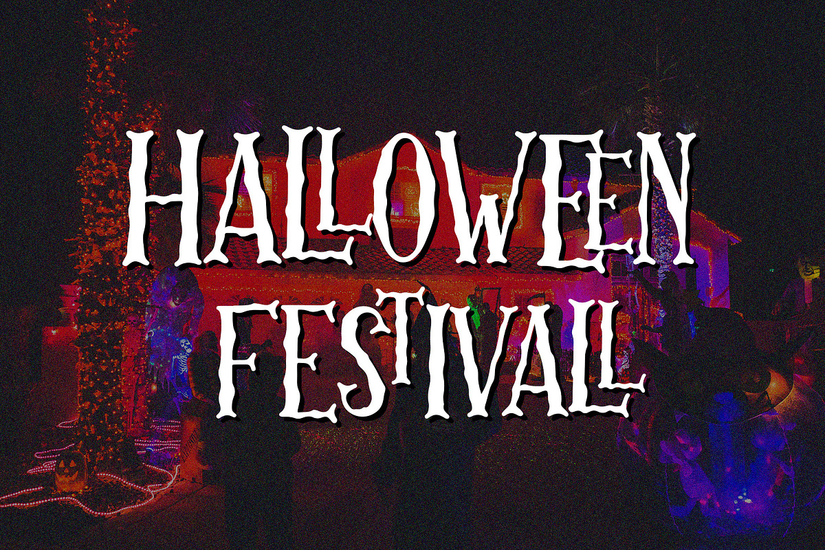 Skellington Hollow - Creepy Font preview 6
