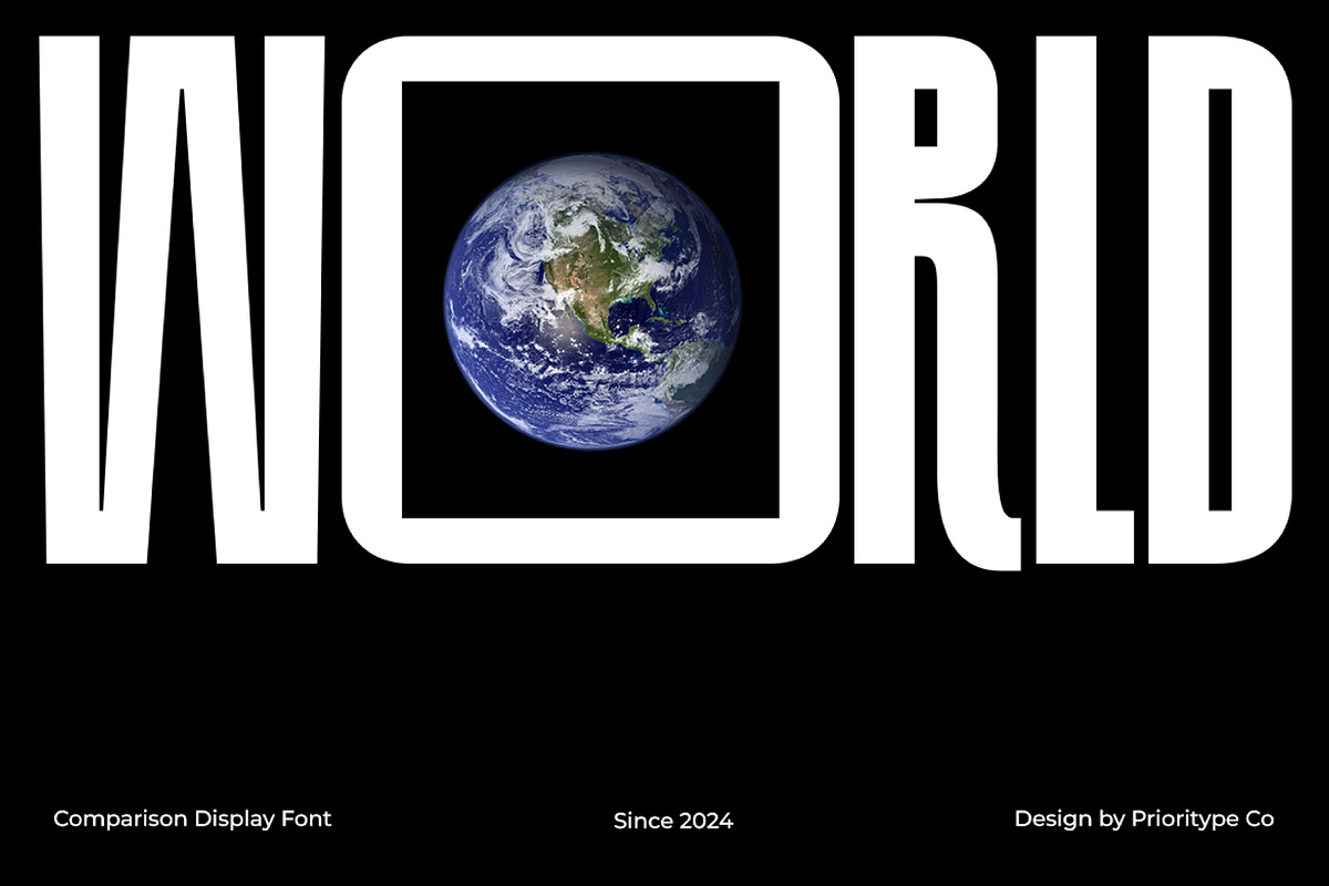Comparison Display, a Sans Serif Font by Prioritype Co (Photo 9 of 10)