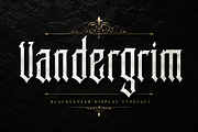 Vandergrim, a Blackletter Font by Wow Magic (Thumbnail 1 of 6)