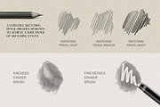 The Graphite Library-Photoshop, a Brush Add-On by GRANCI STUDIOS (Thumbnail 4 of 9)