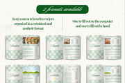 Printable family cookbook template, a Social Media Template by PixelBloomClub (Thumbnail 4 of 8)