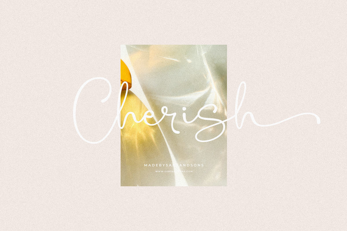 Mathilda - Modern Script, a Script Font by Sans & Sons (Photo 8 of 10)