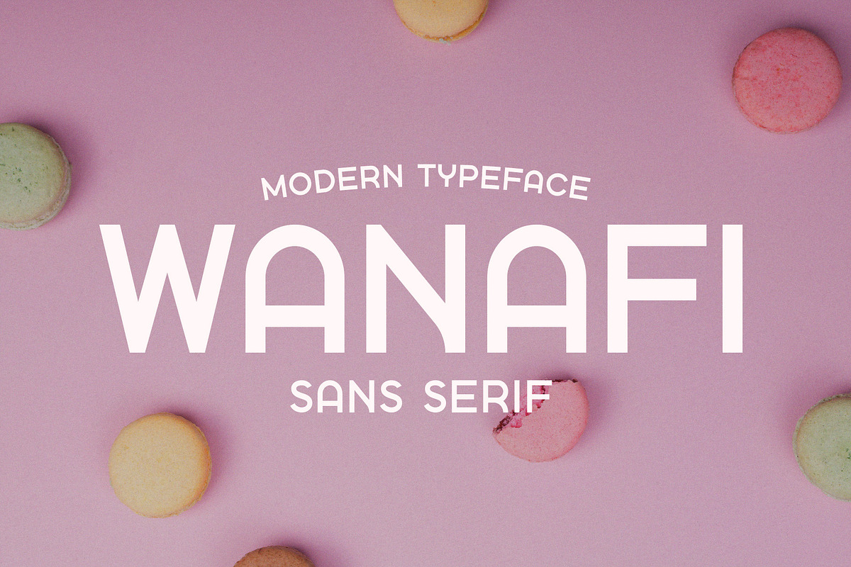 Wanafi - Modern Sans Serif Font, a Sans Serif Font by HipFonts (Photo 1 of 12)