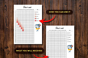 Shark Week Tracker | Period & Health, a Print Template by Graphicsnext (Thumbnail 2 of 5)