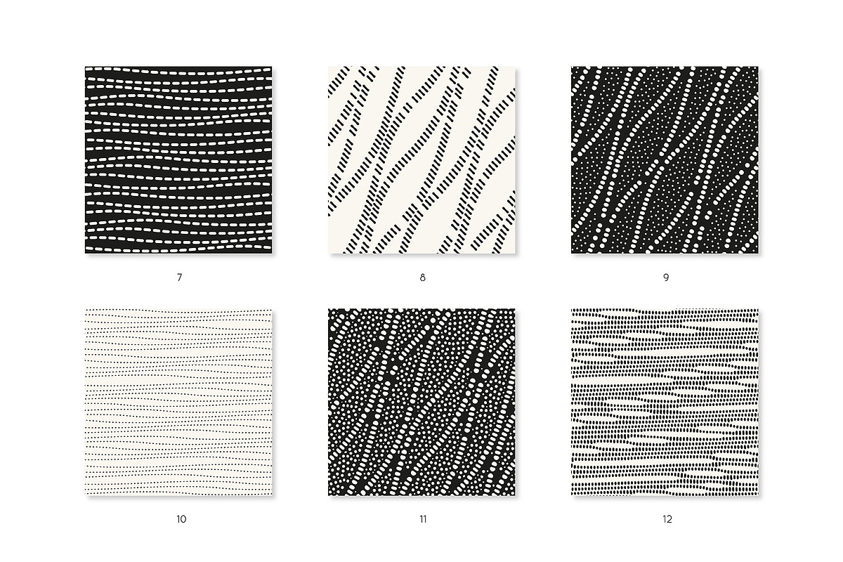 Curvy Seamless Pattern Collection, a Pattern Graphic by Curly_Pat (Photo 3 of 10)