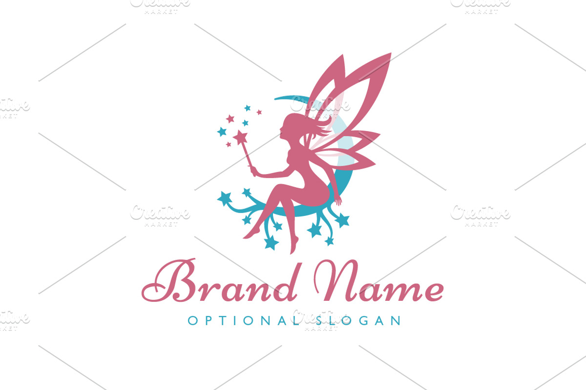 Magical Fairy Custom Logo, a Branding & Logo Template by ARTE MIGUEL (Photo 1 of 3)