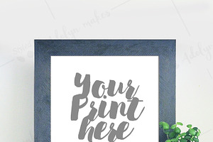 Styled framed mockup Square frame