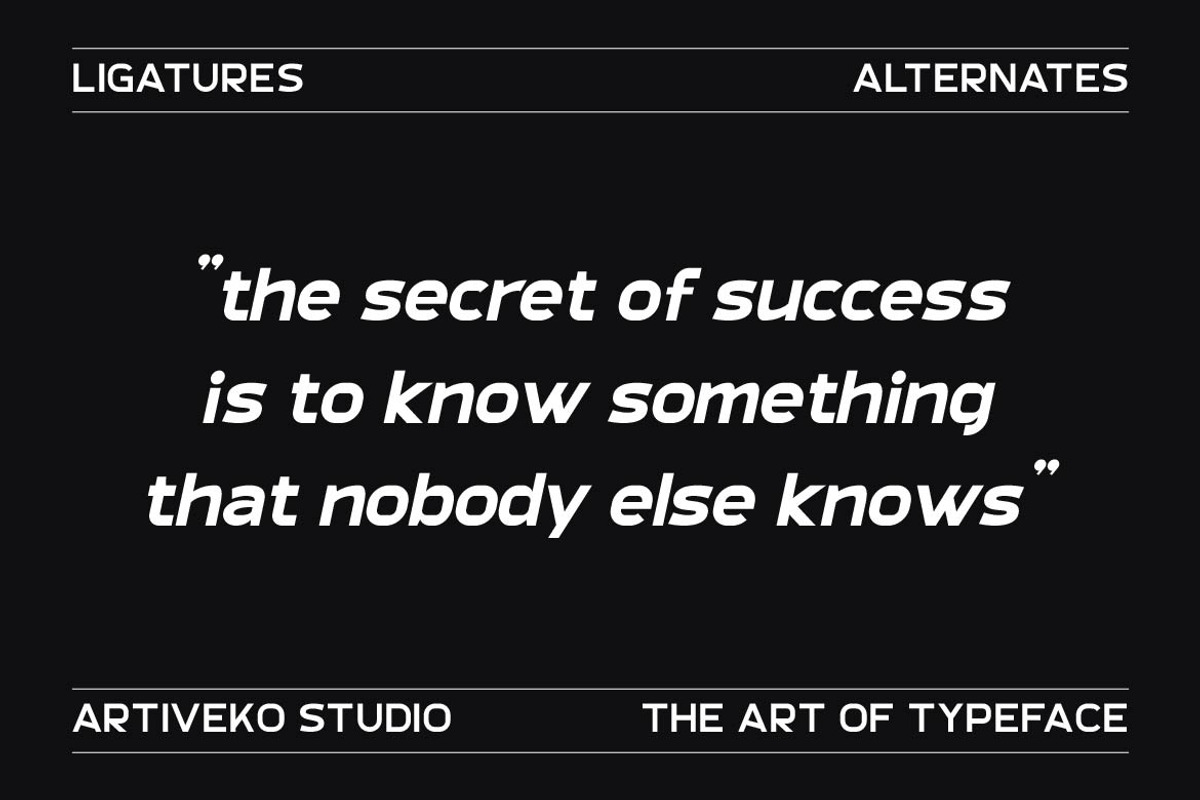 Notty Elegant Logo Font, a Sans Serif Font by Artiveko (Photo 4 of 8)