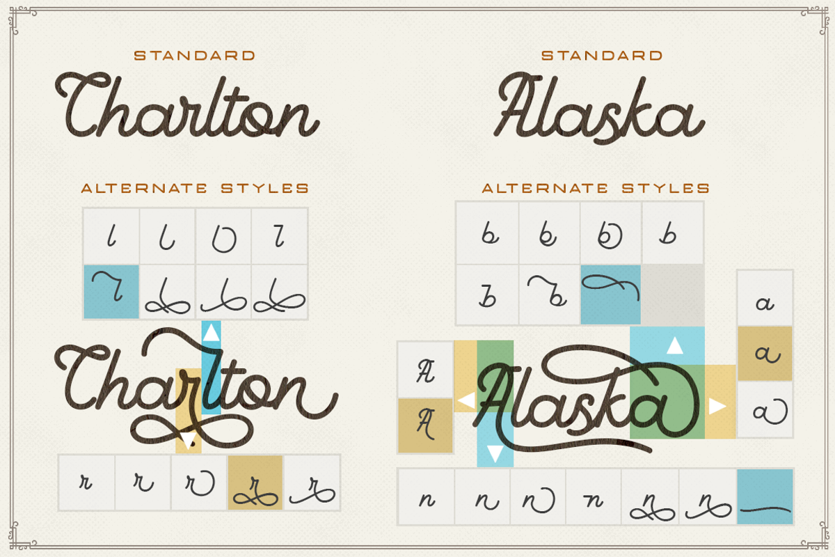 Goodline - Monoline Font + Extras preview 6