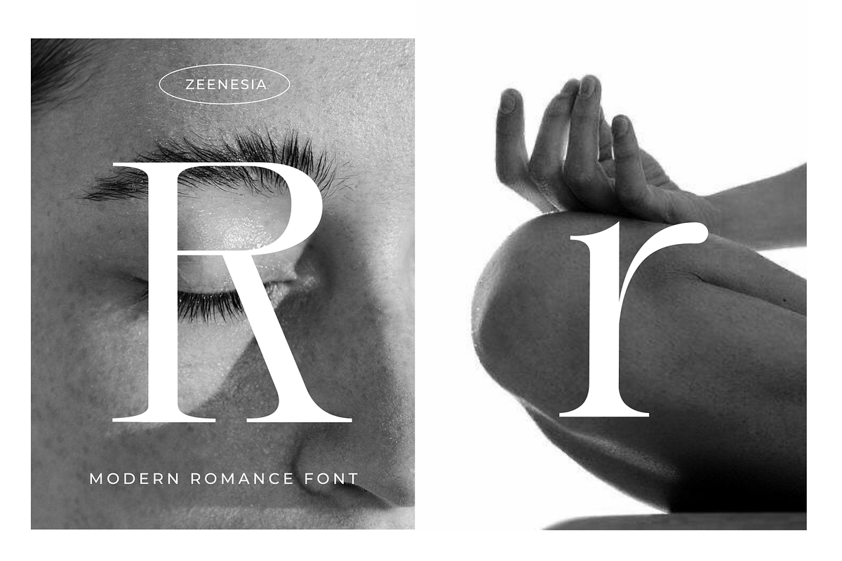 Modern Romance Font, a Serif Font by zeenesia (Photo 9 of 18)