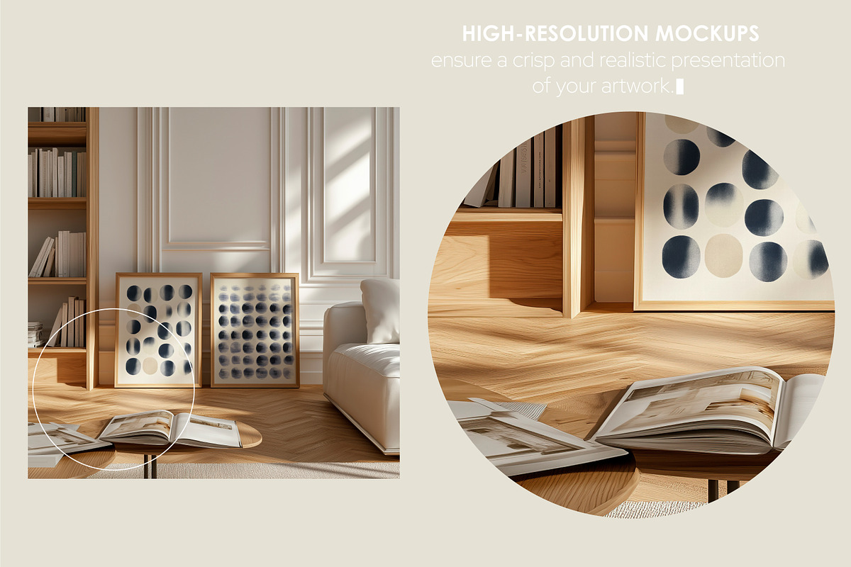 MORNING HUES | Frame mockup set, a Household Mockup by SCHÉRI (Photo 4 of 9)