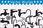 Faucet Svg, Water, Tap Svg, an Object Graphic by VectorWorlds (Thumbnail 2 of 3)