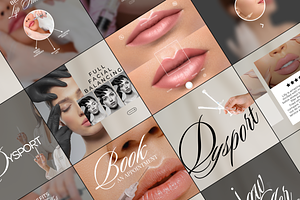 Botox & Fillers Canva Templates