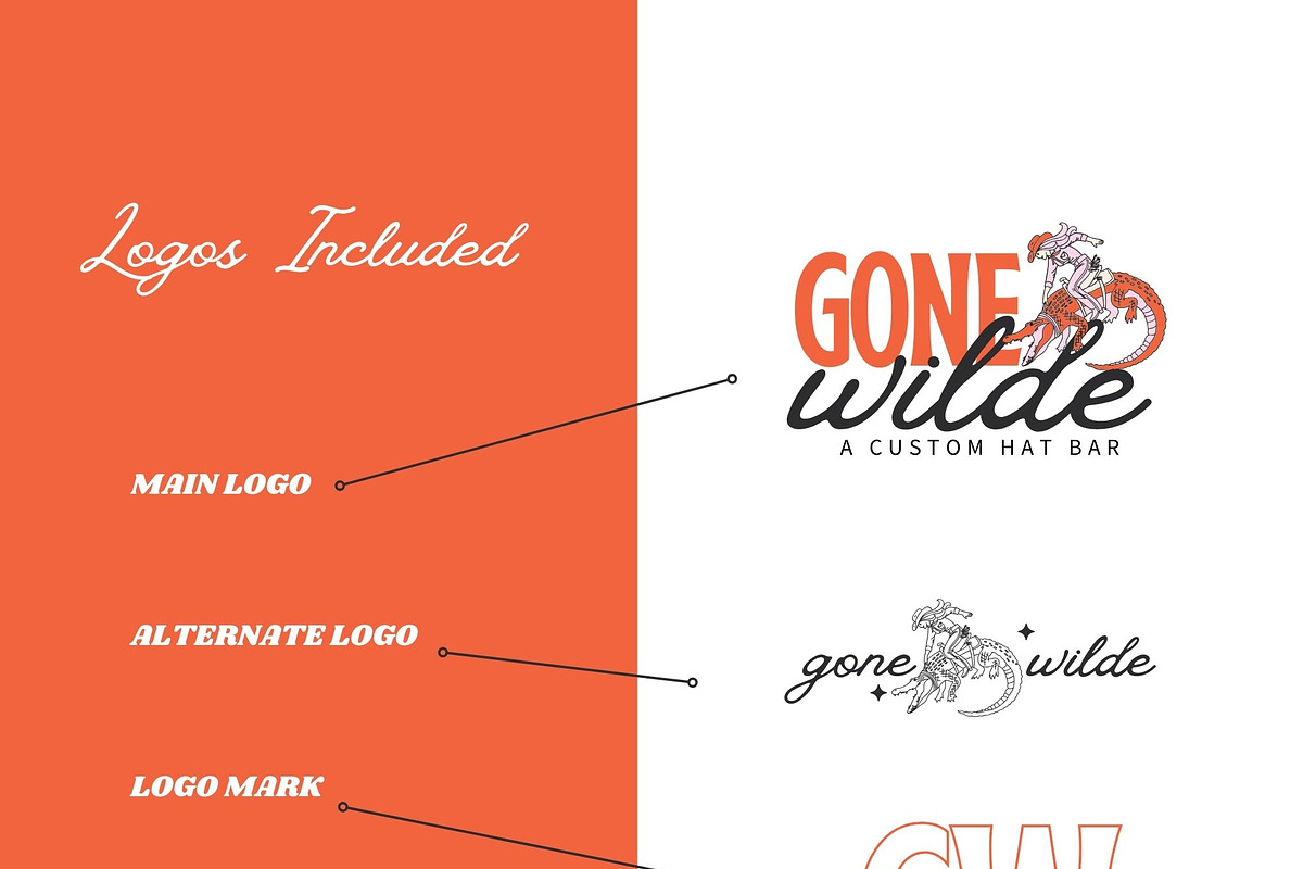 DIY Logo Canva - Gone Wilde, a Branding & Logo Template by Hello Holly Studio (Photo 3 of 8)