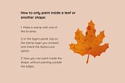 Autumn Brush set for Procreate, a Brush Add-On by Littlefield Design (Thumbnail 6 of 16)