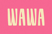 Wawa I A Relaxed Sans Serif, a Sans Serif Font by Taylor Penton (Thumbnail 1 of 4)