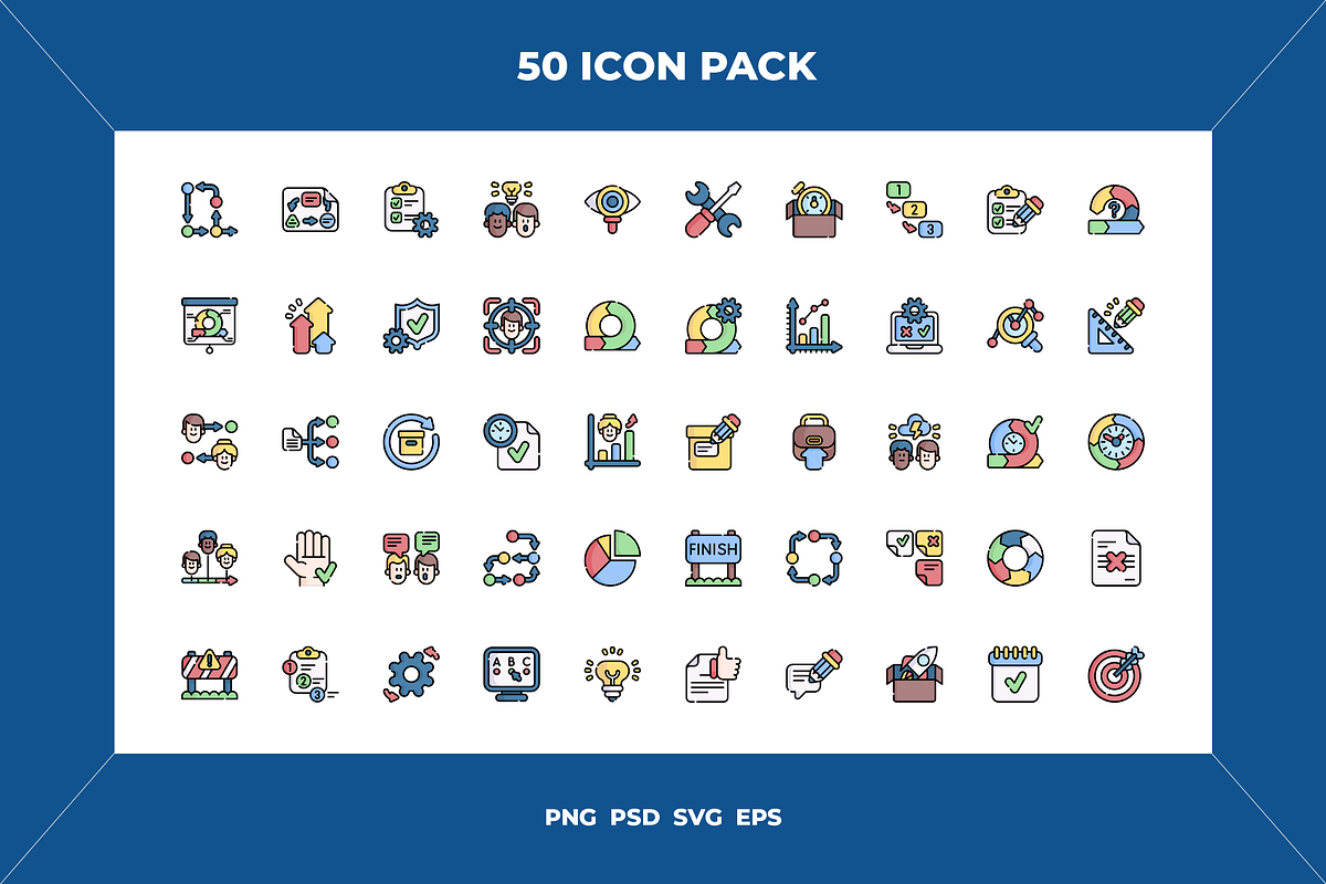 Agile methodology icons, an Icon by Wencory (Photo 1 of 2)