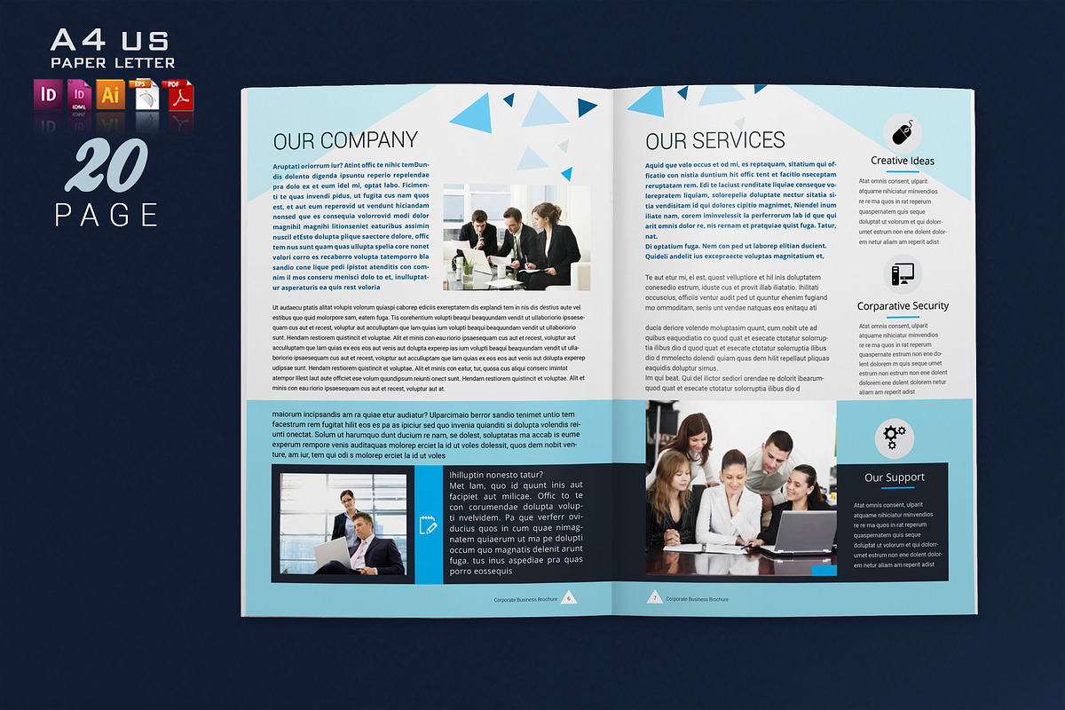 Annual Report Template, a Brochure Template by artico (Photo 4 of 11)