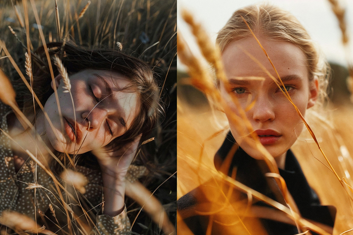 100 Models in the field, a Beauty & Fashion Photo by Handmadefont (Photo 9 of 13)