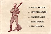 42 Vintage Sports Illustrations, a Sport Illustration by Brigantine Designs (Thumbnail 2 of 5)