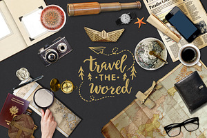 Travel Scene Mock-up Big Pack, a Product Mockup by PSD Market