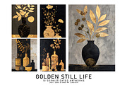 Golden Still Life, a Decorative Illustration by Digital Art Creations (Thumbnail 2 of 5)