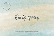 30 Abstract Watercolor Backgrounds, a Texture Graphic by Kat Anti (Thumbnail 1 of 8)