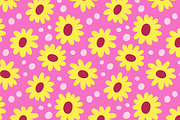 Groowy flowers, seamless pattern set, a Pattern Graphic by Good Studio (Thumbnail 3 of 12)