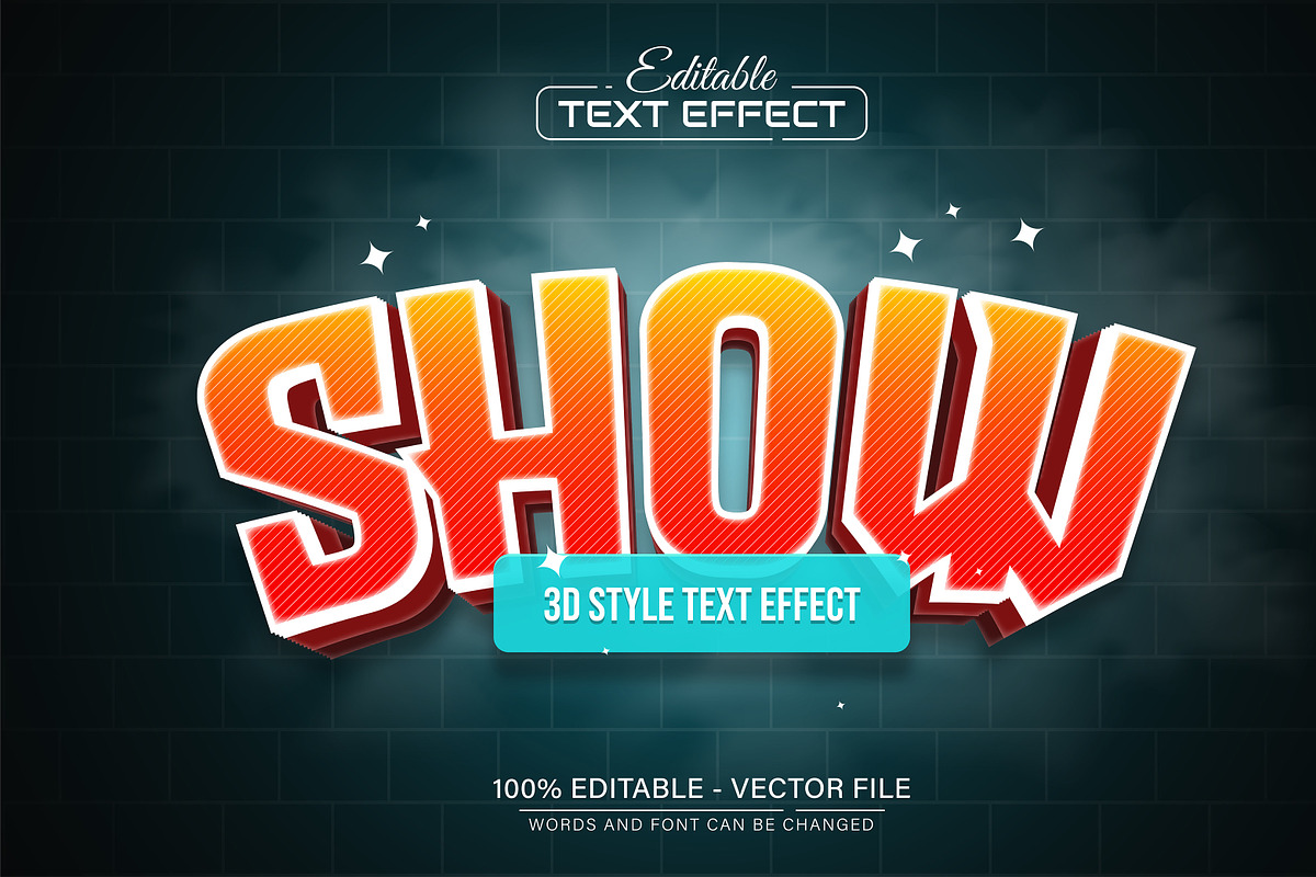 3D Text Effects Collection Vol 38, a Graphic by Aglonemadesign (Photo 2 of 9)