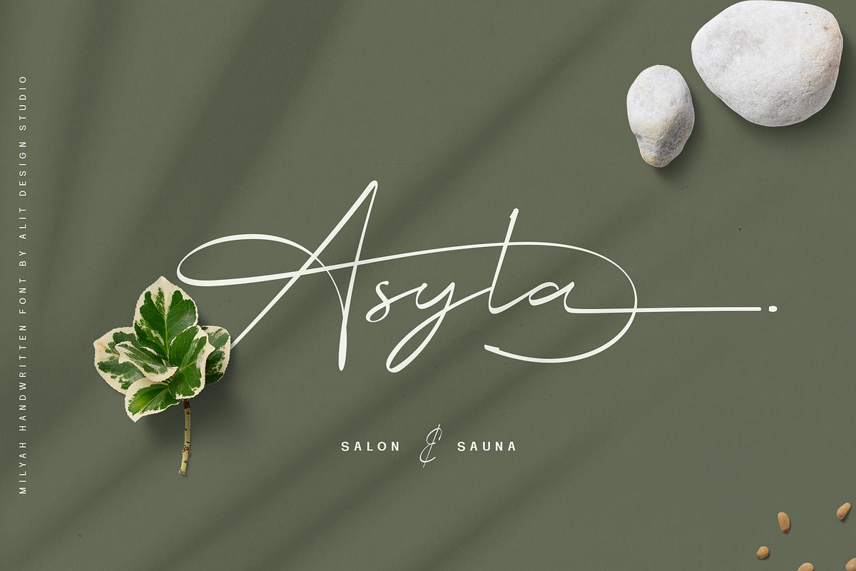 Milyah Signature Script font, a Script Font by alit design (Photo 6 of 15)