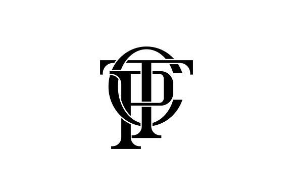 Monogram Letter TCP PTC CPT Logo preview 2
