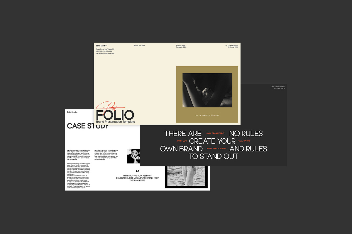 SAKA | Brand Portfolio Template, a Presentation Template by Graphpexel (Photo 7 of 10)