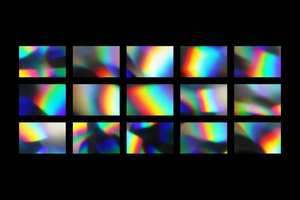 Holographic Foil Gradient Textures, a Texture Graphic by TuomoDesign (Photo 4 of 4)