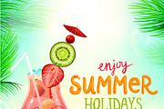 100+ Summer Backgrounds. Vector, a Food Illustration by Anna Ozerina (Thumbnail 22 of 35)