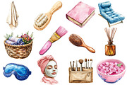 Spa Day Sublimation Clipart Bundle, an Illustration by Designworld (Thumbnail 3 of 6)