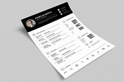 Simple Resume CV, a Stationery Template by ND Design (Thumbnail 3 of 8)