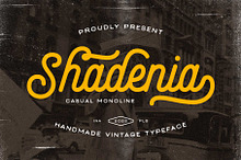 Monoline Script - Shadenia
