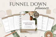 Funnel Down Planner, a Brochure Template by Daring Digies (Thumbnail 1 of 6)