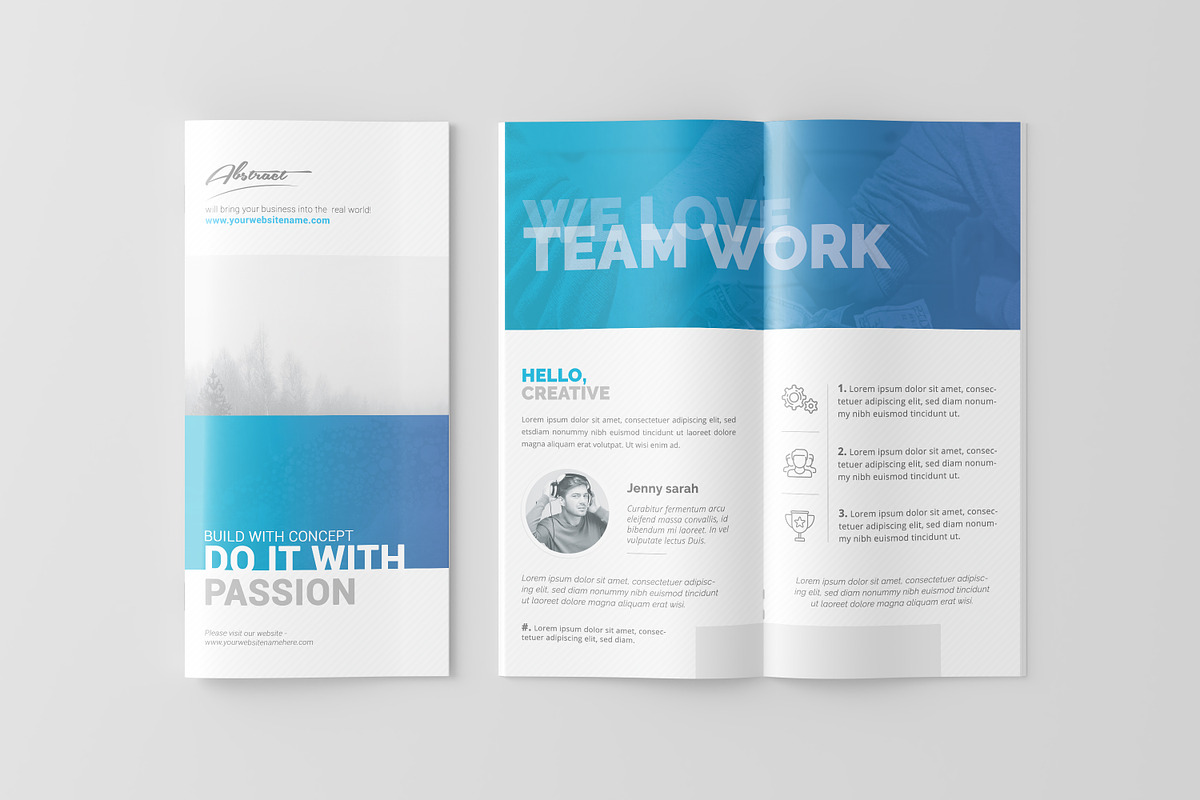 DL Brochure / Magazine Mockup, a Mockup by Toasin Studio (Photo 4 of 8)