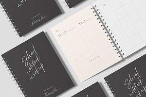 School Notebook Mockup