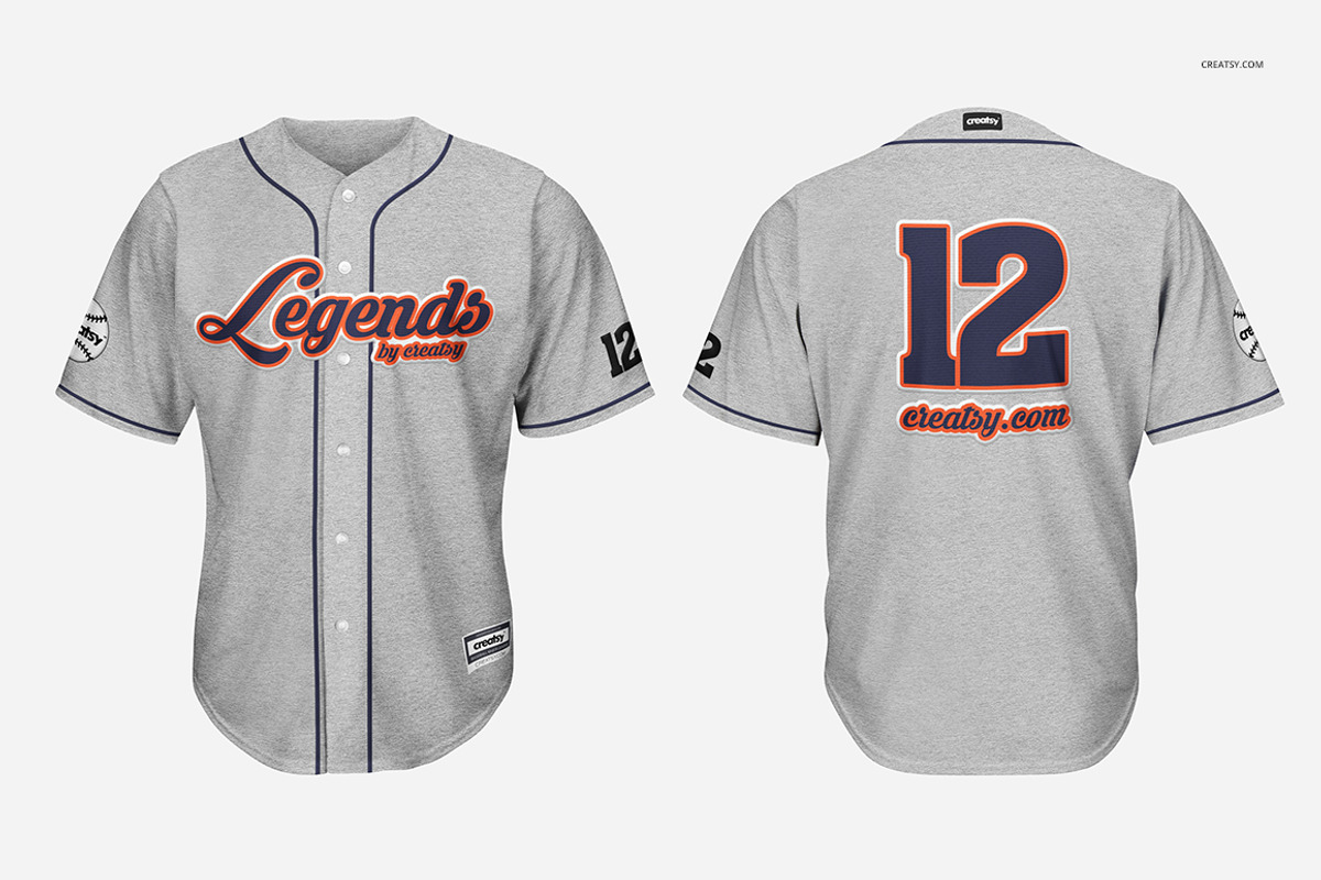 Baseball Jersey Mockup Set, a Shirt Mockup by Creatsy