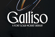 Galliso, a Serif Font by Dora Typefoundry (Thumbnail 1 of 17)