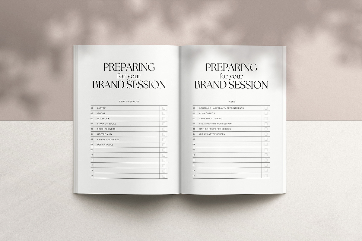 Brand Photoshoot Planning Template, a Marketing Template by Ford & Row (Photo 6 of 8)