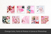 Pink - 18 Instagram Templates, a Social Media Template by Annemiek van Luinen (Thumbnail 3 of 8)