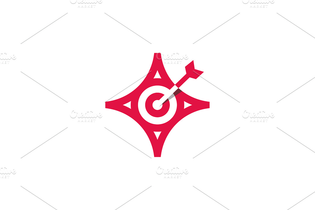 Star Target Logo Design Template, a Branding & Logo Template by Amadul11 (Photo 1 of 5)